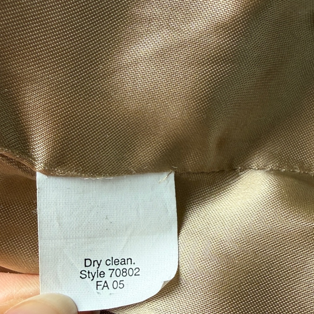 Vintage Y2K J.Crew Herringbone Blazer Brown 90% Wool 70802 size 2 - Picture 6 of 10